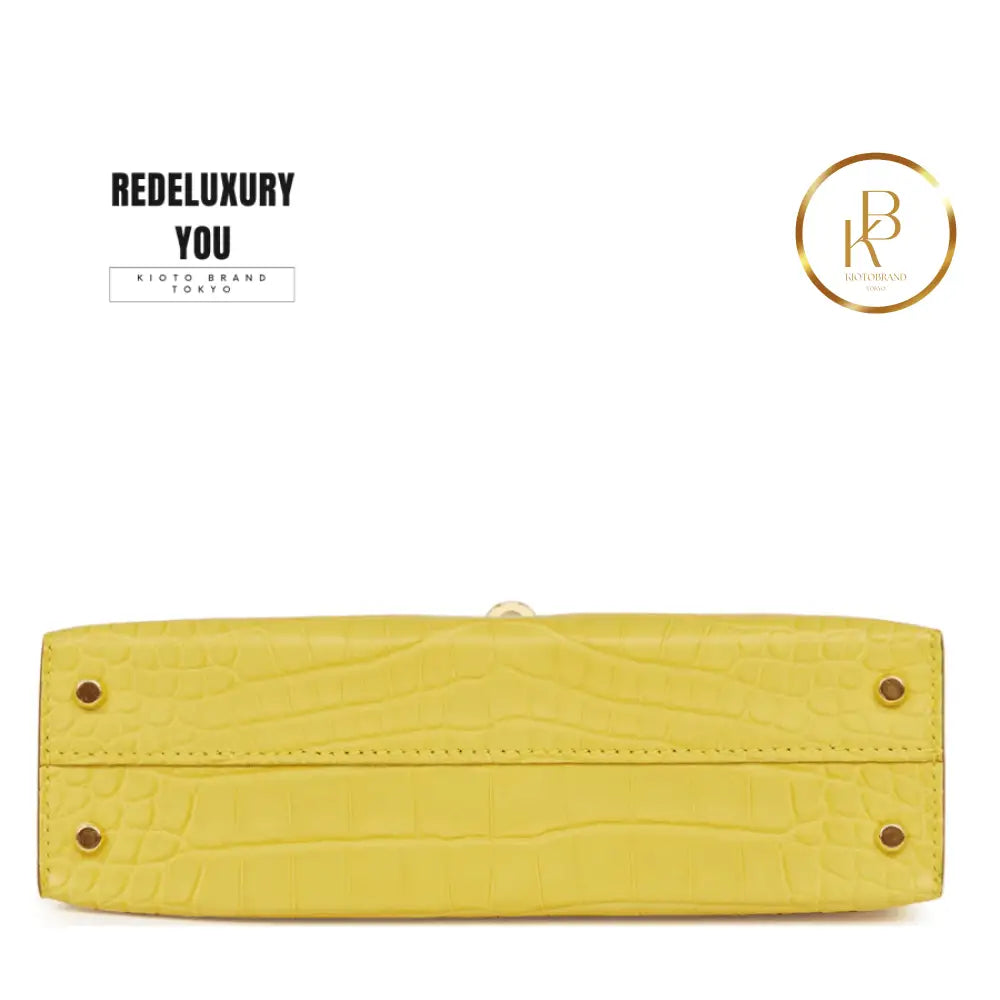 Kelly 20 Sellier Mimosa Matte Alligator