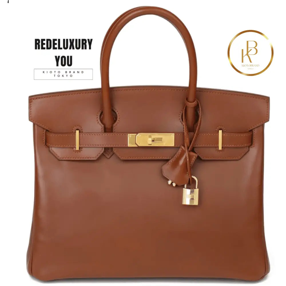 Rare Hermes Birkin 30 In Brown Calf Leather