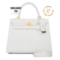 Kelly 25 Sellier White Verso