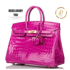 Birkin 25 Rose Scheherazade Niloticus Crocodile
