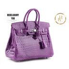 Birkin 25 Violet Niloticus Crocodile