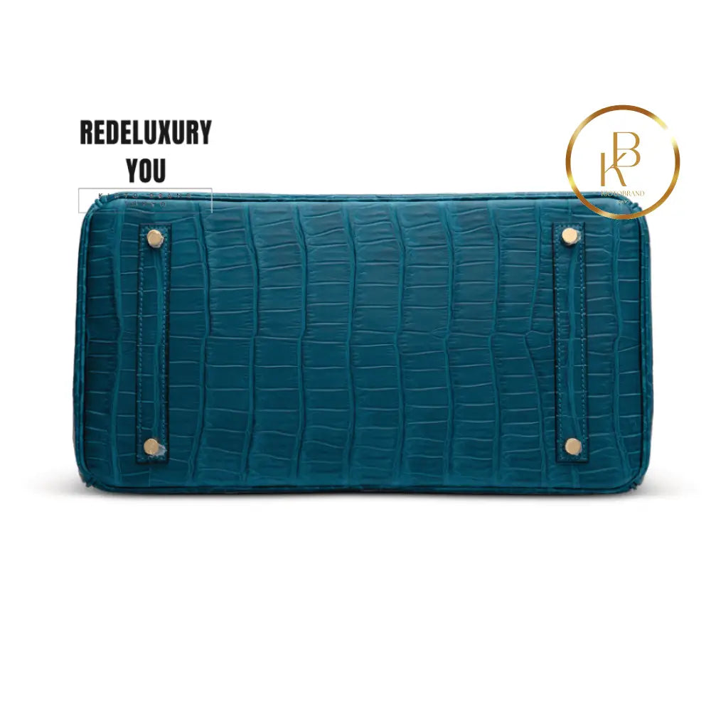 Birkin 35 Matte Colvert Porosus Croc