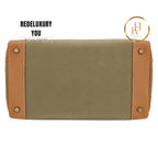 Birkin 35 Gold & Green Courchevel Canvas
