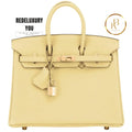 Birkin 25 Jaune Poussin Yellow Ghw