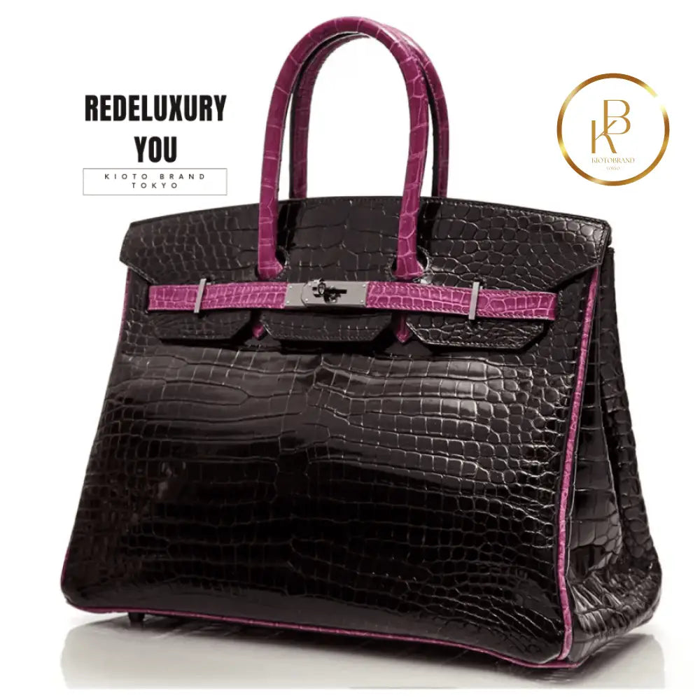 Birkin 35 Limited Edition Bi-Colour Crocodile