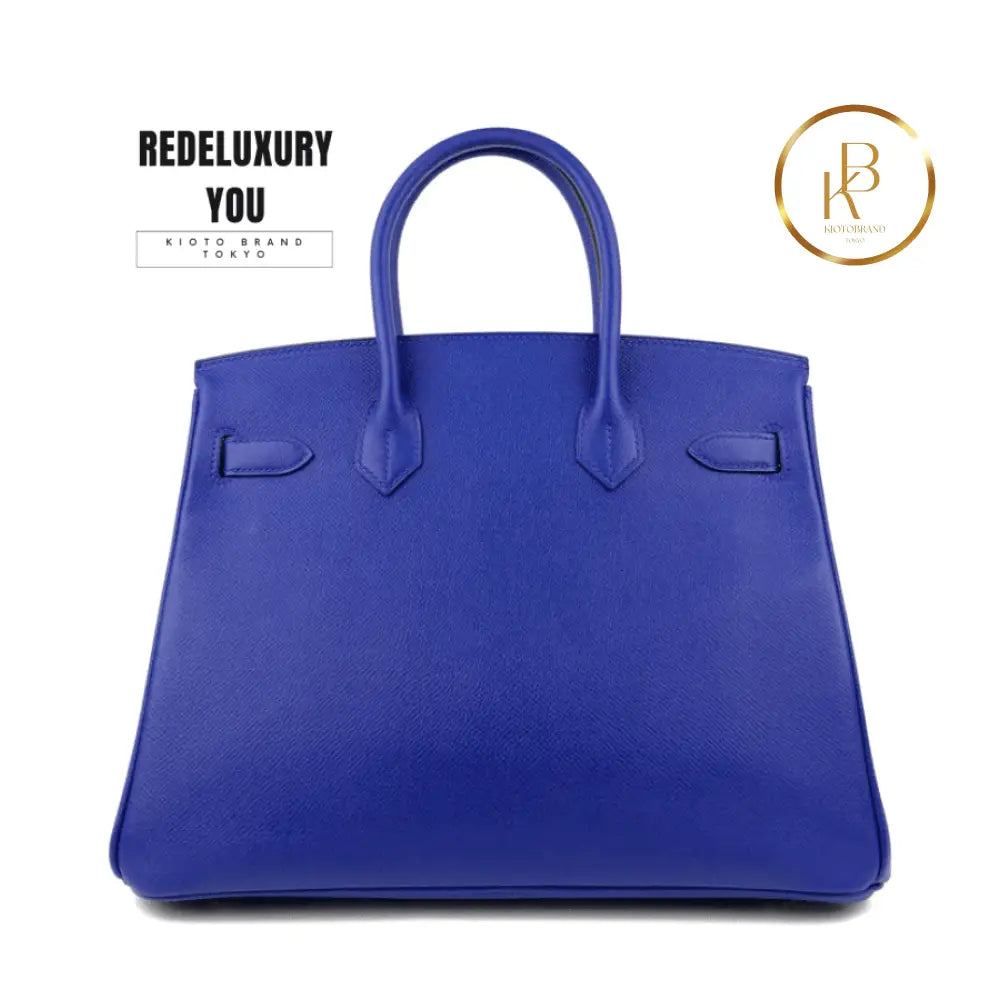 Birkin 35 Blue Electric Epsom