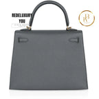 Kelly 25 Sellier Vert Amande
