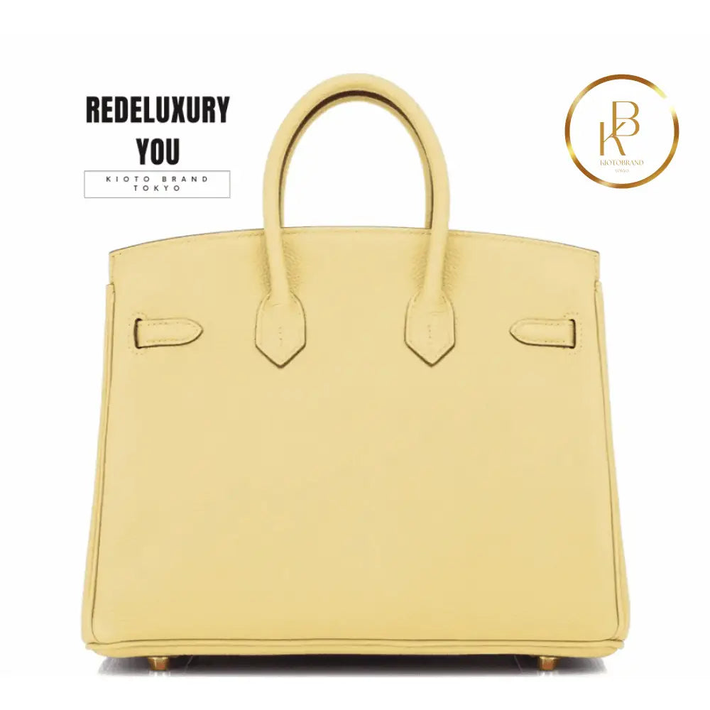 Birkin 25 Jaune Poussin Yellow Ghw