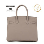 Birkin 30 Gris Asphalte Phw