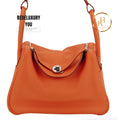 Hermes Lindy 30 Orange Clemence