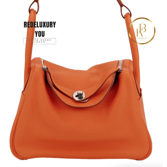 Hermes Lindy 30 Orange Clemence