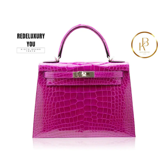 Kelly 28 Ii Sellier Rose Pourpre Pink Mississippiensis Alligator Phw