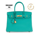 Birkin 30 Vert Verone Epsom