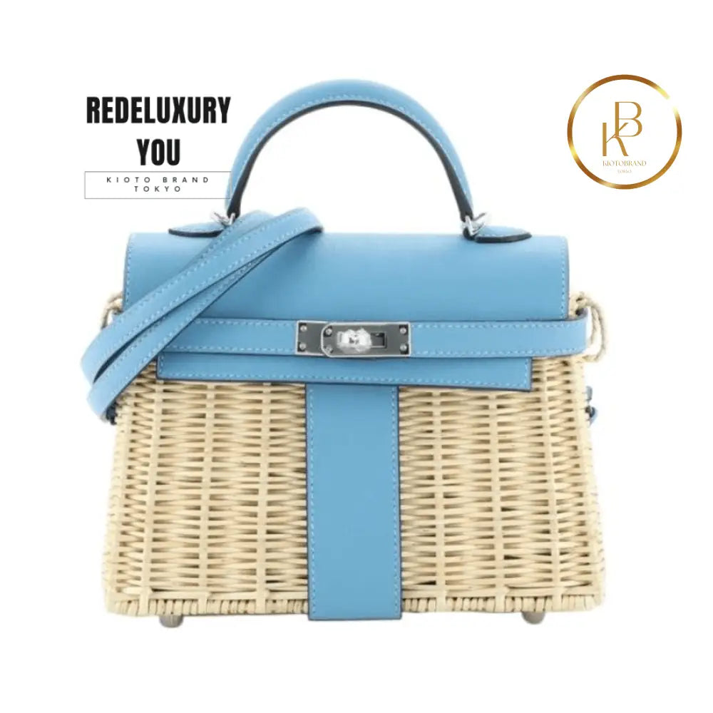 Picnic Kelly Handbag Bleu Du Nord