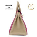 Birkin 25 Rose Purple Trench And Togo (Special Order)