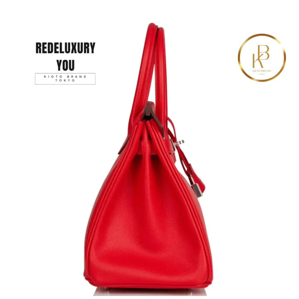 Birkin 30 Rouge De Coeur Epsom