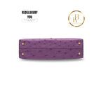 Kelly 20 Mini Violine Ostrich