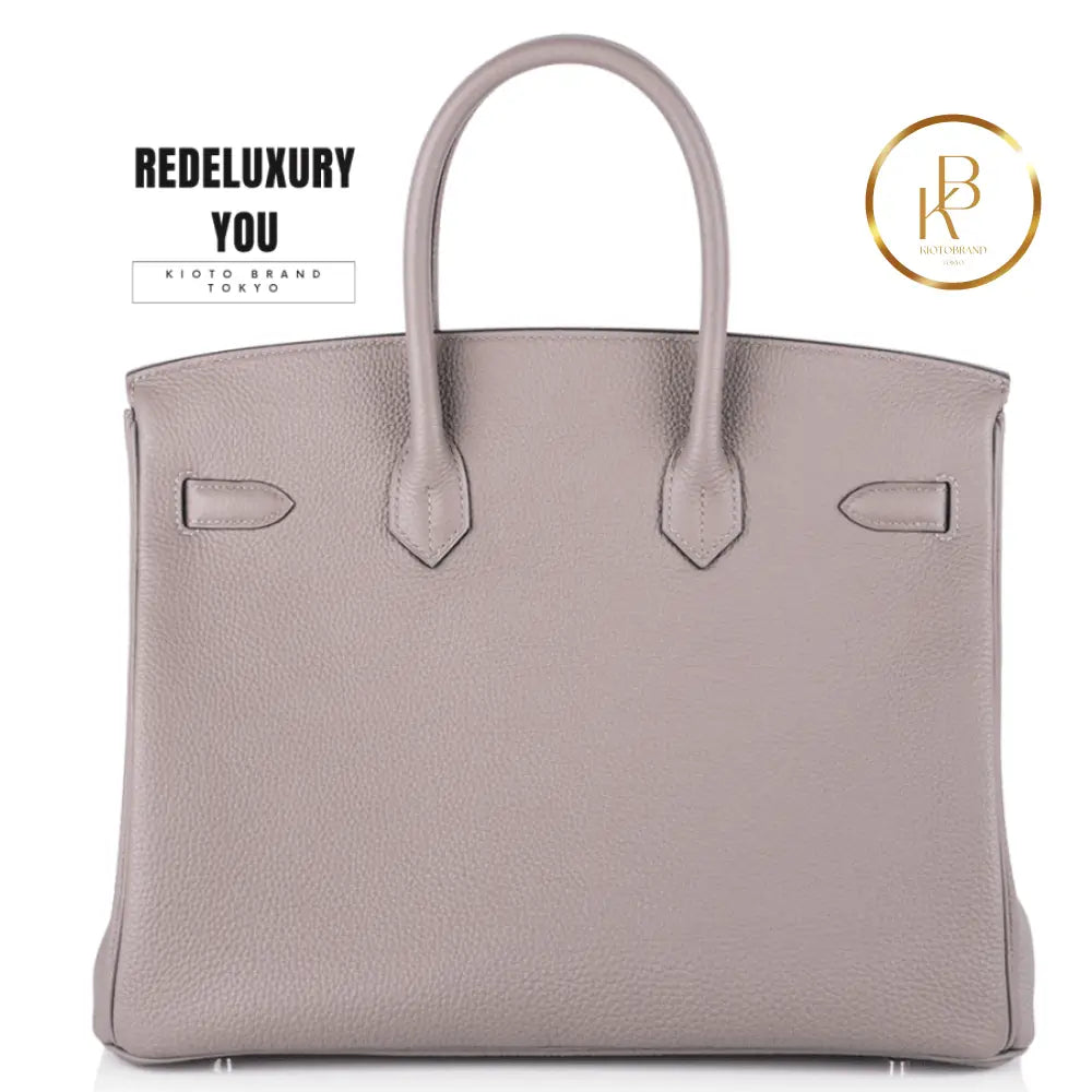 Birkin 35 Gris Asphalt Togo