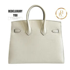 Birkin 25 Sellier Nata White Epsom