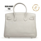 Birkin 30 Gris Perle Clemence