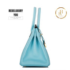 Birkin 30 Bleu Atoll Epsom