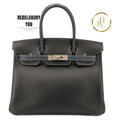 Birkin 30 Black Bleu Nuit (Special Order)
