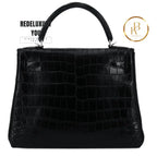 Kelly 28 Matte Nile Croc Black