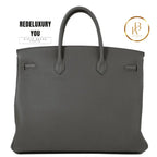 Birkin 40 Gris Meyer Togo