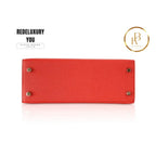 Kelly 25 Sellier Rouge Tomate Red Epsom Leather
