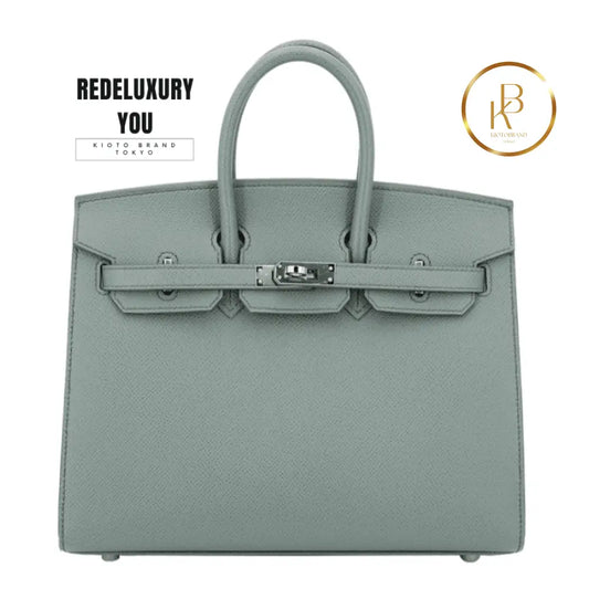 Birkin 25 Sellier Vert Amande Epsom