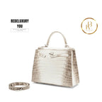 Kelly 25 Matte White Himalaya Niloticus Croc