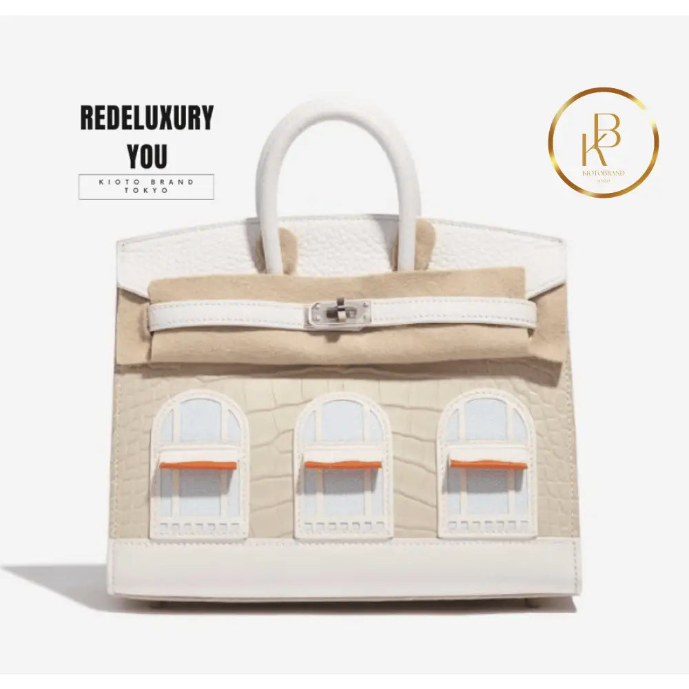 Birkin 20 Faubourg Matte Alligator White Handbags