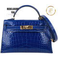 Kelly 20 Sellier Mini Blue Electric Alligator