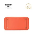 Birkin 30 Feu Orange