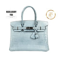 Birkin 30 Bleu Ciel Croco Niloticus