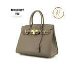 Birkin 30 Grey Epsom