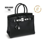 Birkin 30 Black Palladium Epsom