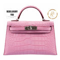 Kelly 20 Mini Ii Sellier 5P Bubblegum Matte Pink Alligator