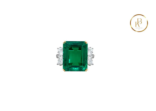 Harry Winston Emerald & Diamond Ring