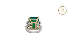 Harry Winston Emerald & Diamond Ring