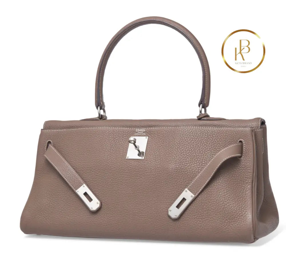 Kelly Fringe Shoulder 40 Clemence Palladium handbags