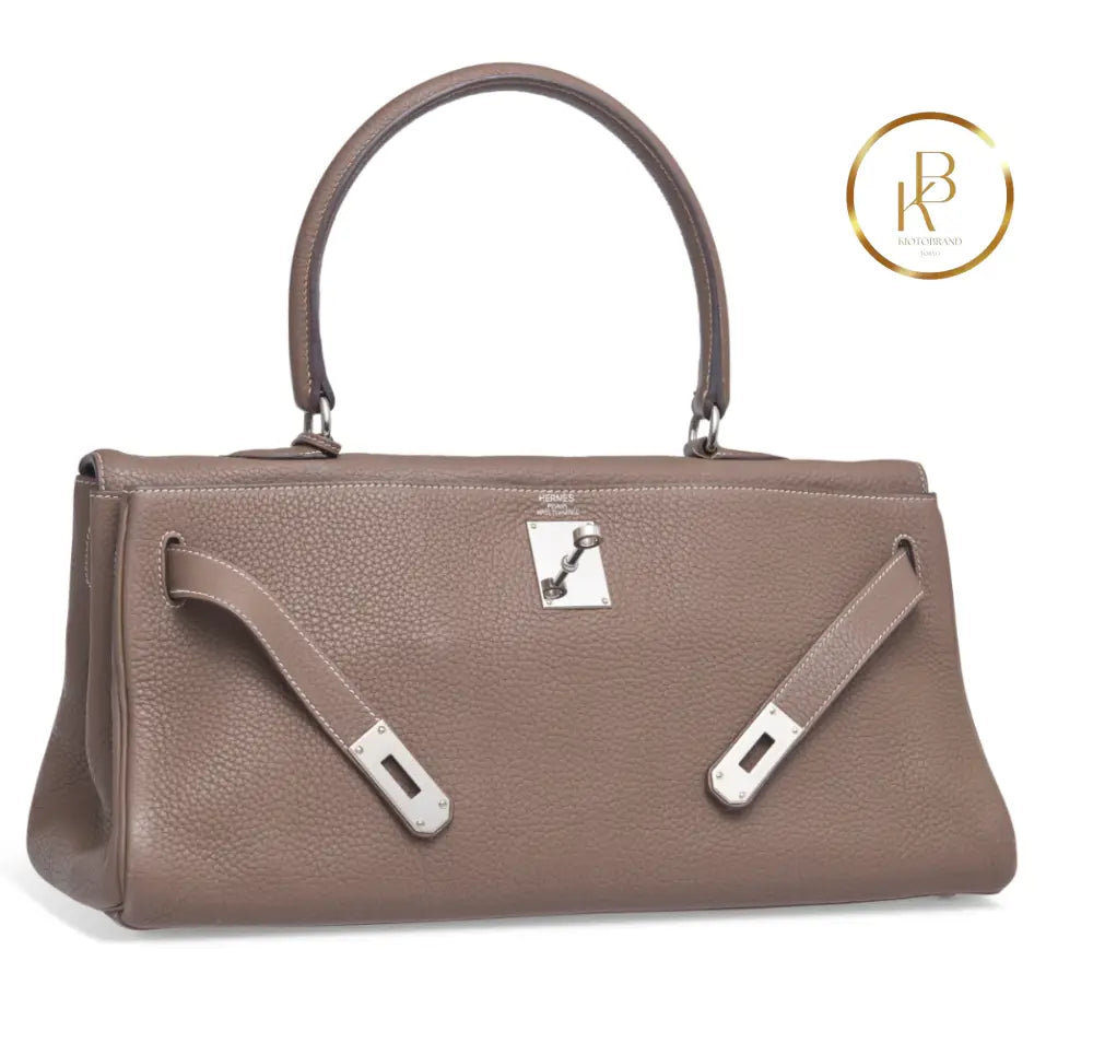 Kelly Fringe Shoulder 40 Clemence Palladium handbags