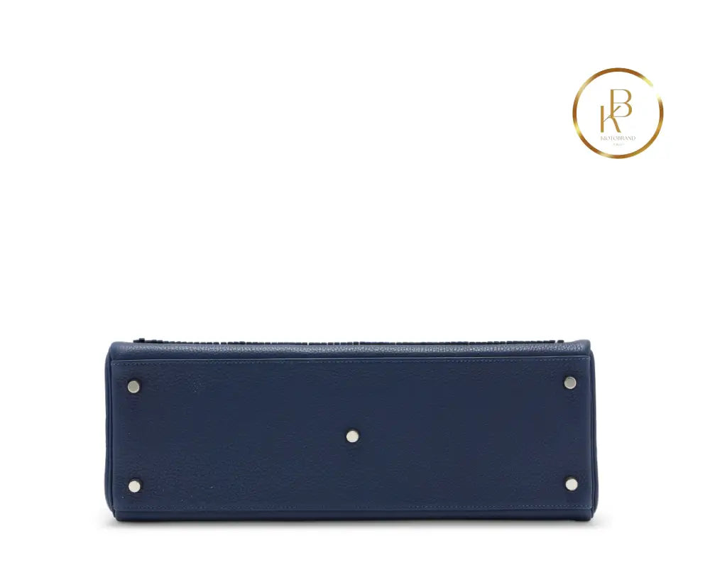 Kelly Fringe Shoulder Bleu de Malte Clemence Palladium handbags