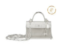 Kelly Sac Mini Bijou D’Argent Sterling Silver handbags