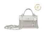 Kelly Sac Mini Bijou D’Argent Sterling Silver handbags