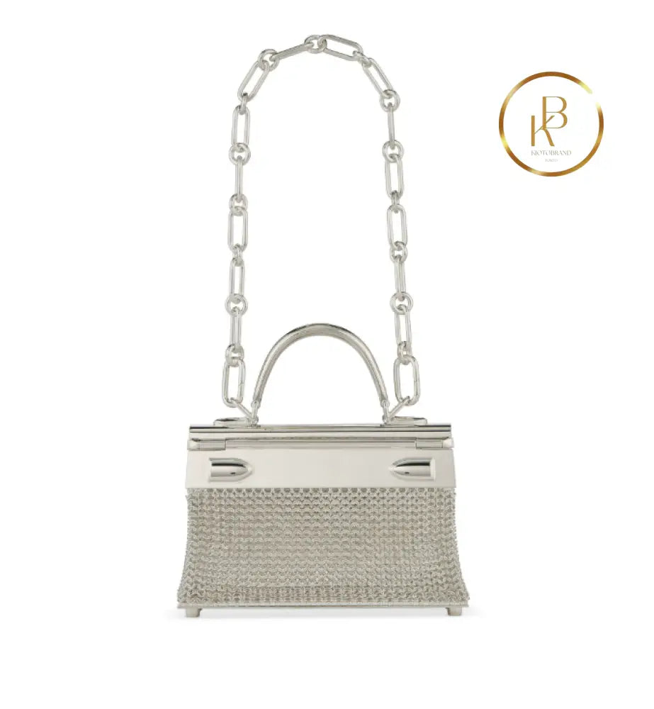 Kelly Sac Mini Bijou D’Argent Sterling Silver handbags
